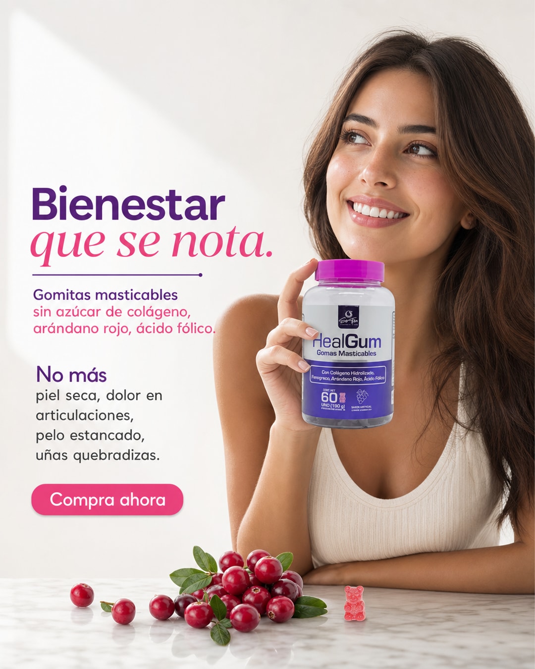 Gomas masticables de Colágeno x2 - Imagen 2