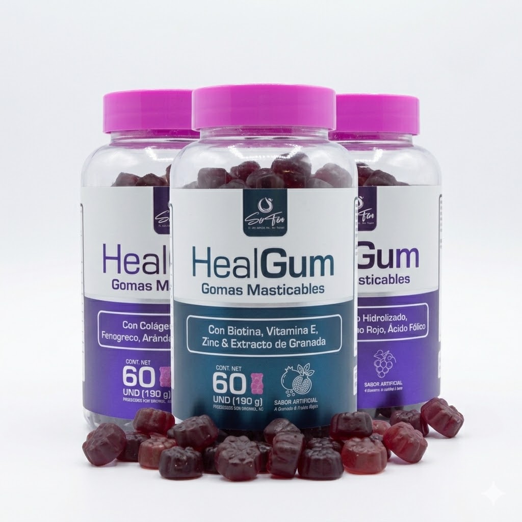 Gomas masticables de Colágeno x3